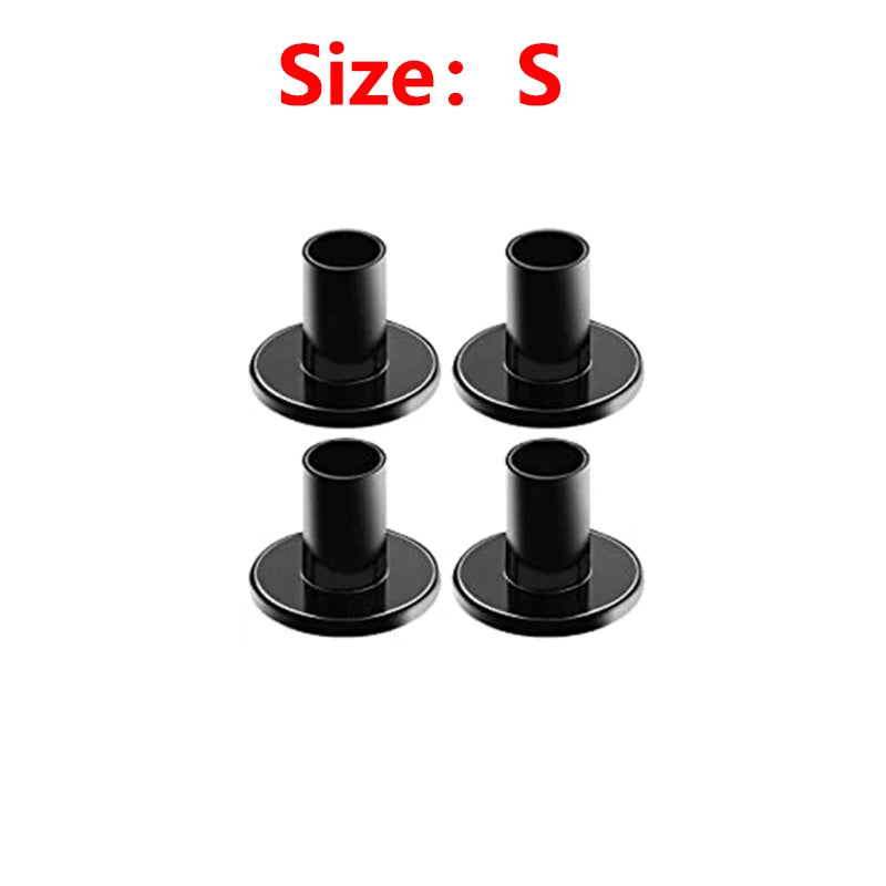 4Pcs Non-Slip High Heel Protector Covers High Heels round Protective Stoppers Wearable Silence Heel Cover Shockproof Accessory