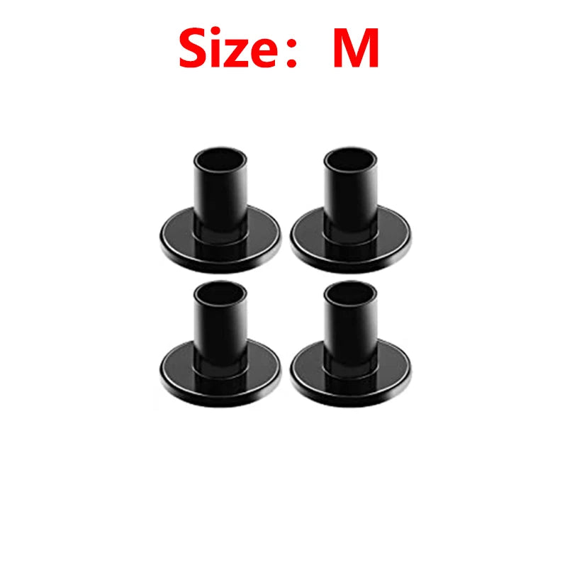 4Pcs Non-Slip High Heel Protector Covers High Heels round Protective Stoppers Wearable Silence Heel Cover Shockproof Accessory